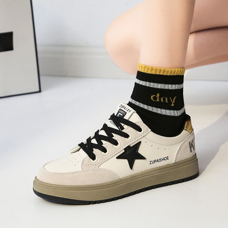 

Women Shoes High Quality Casual Sneakers Female Fashion Breathable Flats Comfortable Walking Trainers Ladies Footwear