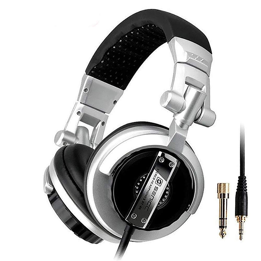 SENICC ST-80 Wired Stereo Headset Ergonomic Recording HiFi DJ Studio Monitor Headphone with 3.5mm Plug 50mm Driver Unit | Электроника