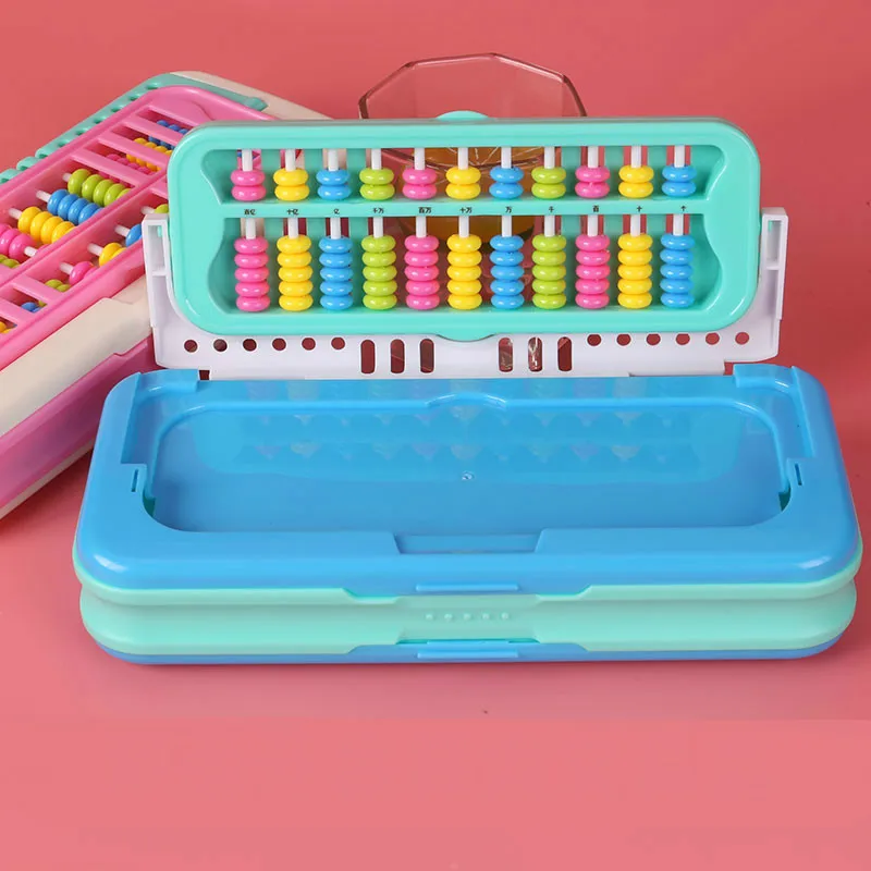 Креативный Забавный детский чехол карандаш Abacus трехслойный пластиковый