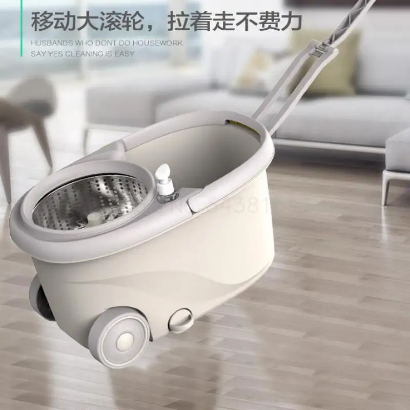 Швабра с вращением универсальная без рук ленивые домашние мочалки артефакт