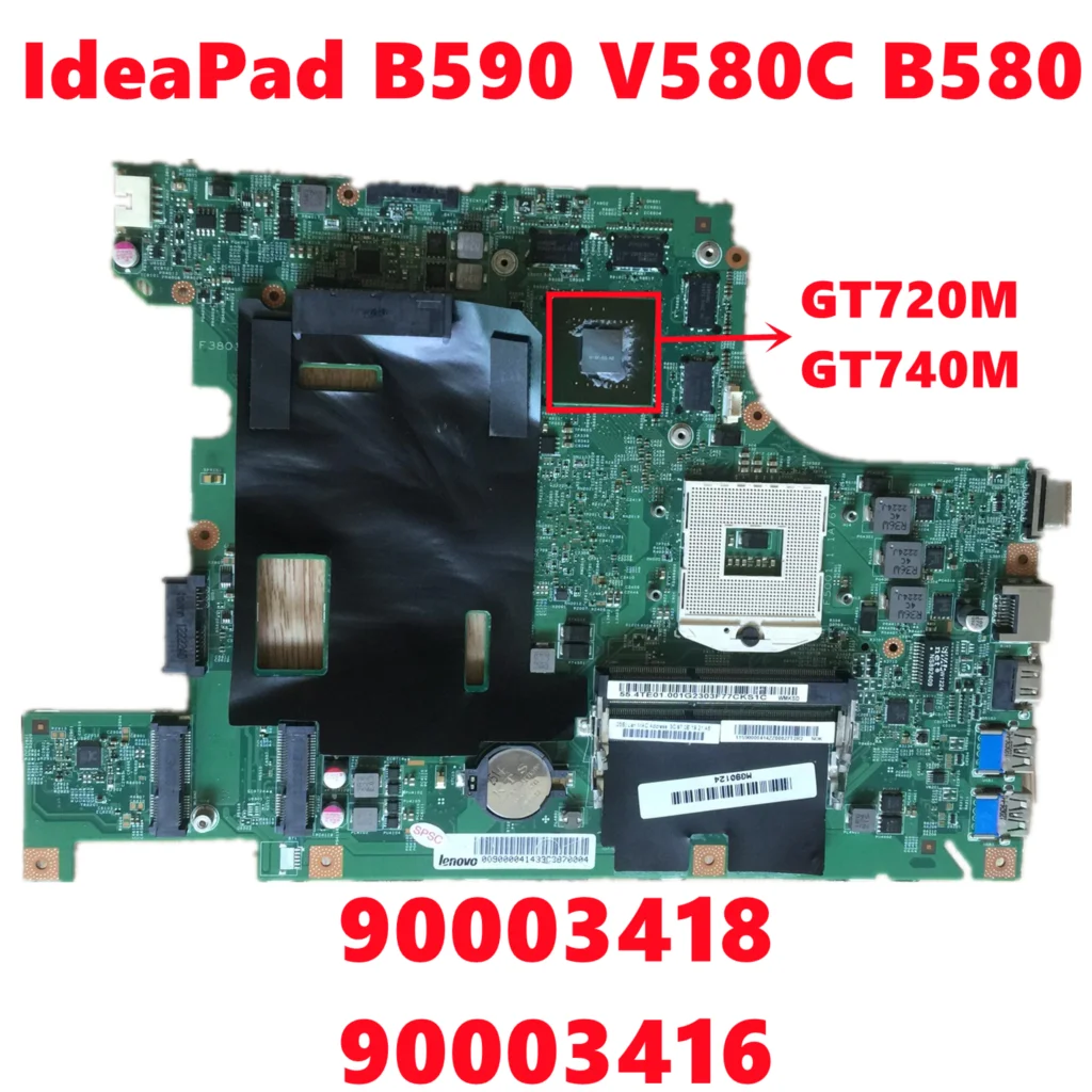 FRU:90003418 90003416 материнская плата для Lenovo IdeaPad B590 V580C B580 ноутбука с Φ HM77 100%