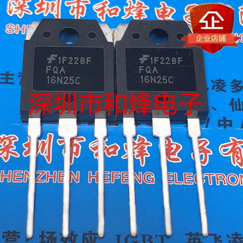 (5 шт.) FQA16N25C TO-3P 250V 17.8A / FQA47P06 -60V -55A / FQA11N90 900V 11.4A / FQA70N10 100V 70A TO-3P