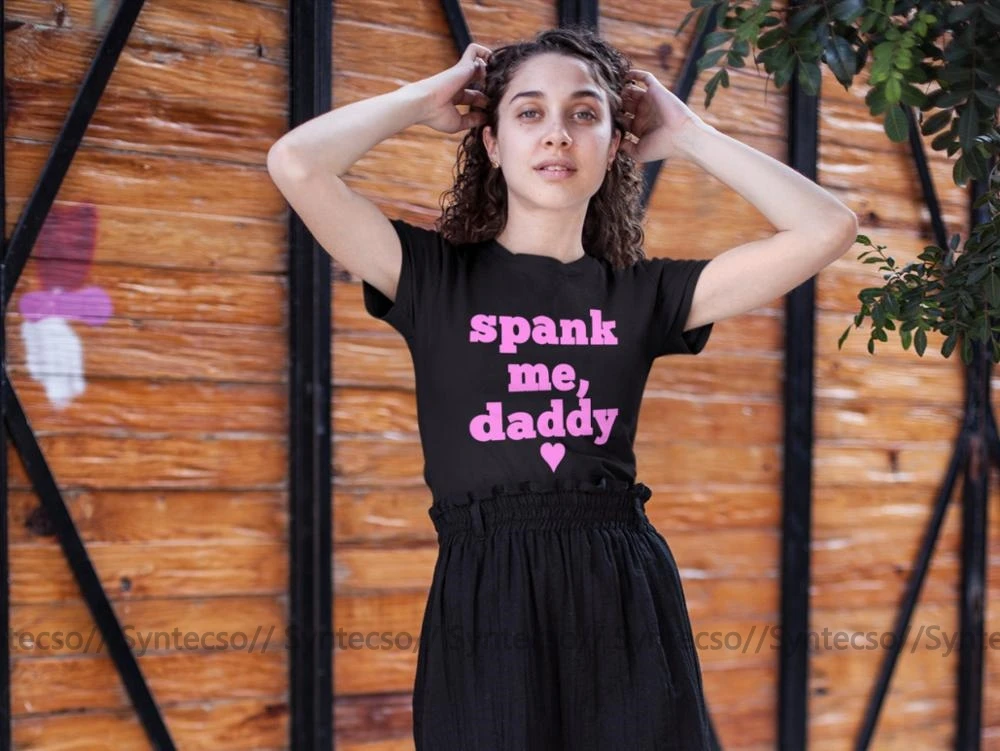 БДСМ Me Футболка Секс меня и Я люблю папочку футболки Графический фиолетовый