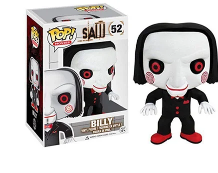 52 Funko POP SAW BILLY 52# фигурка Коллекционная модель игрушки с коробкой ограниченная светящаяся версия - Цвет: 52