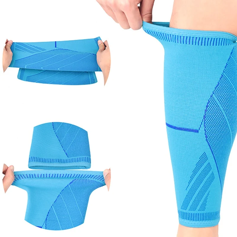 1pcs Running Athletics Compression Sleeves Leg Calf Shin Splints Elbow Knee Pads Protection Sports Safety Unisex | Спорт и