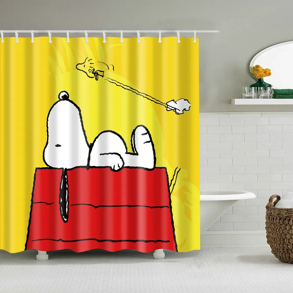 Dafield детская занавеска для душа набор искусства ABC Алфавит водонепроницаемая