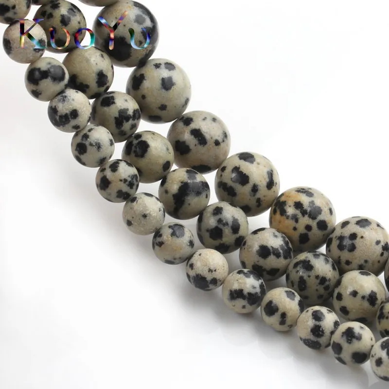 Женские круглые бусины с отверстиями для браслета диаметром 15 дюймов 4 6 8 10 12 мм |