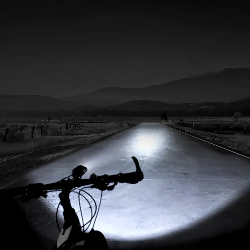 

Wasafire 3 *T6 USB Rechargeable Bicycle Front Light Waterproof 6 Modes Bike Light with Digital Display Power Bank Bike Headlamp