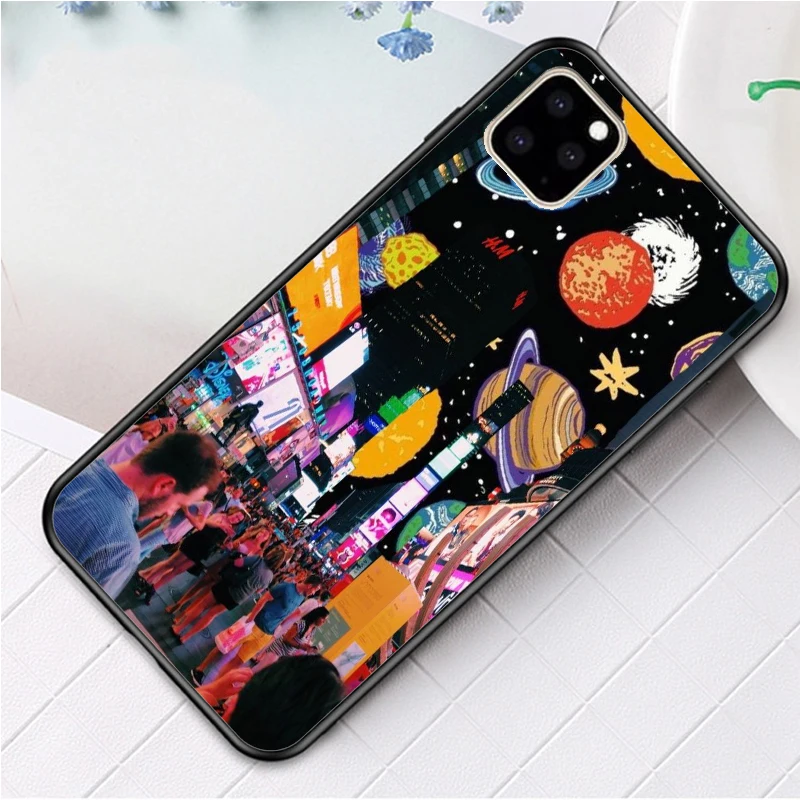 

Starry sky Astronaut Coque Case For iPhone12Pro 11 Pro Max X XR XS Max 6 6S 7 8 Plus 5S Case Soft TPU For iPhoneSE Case Cover
