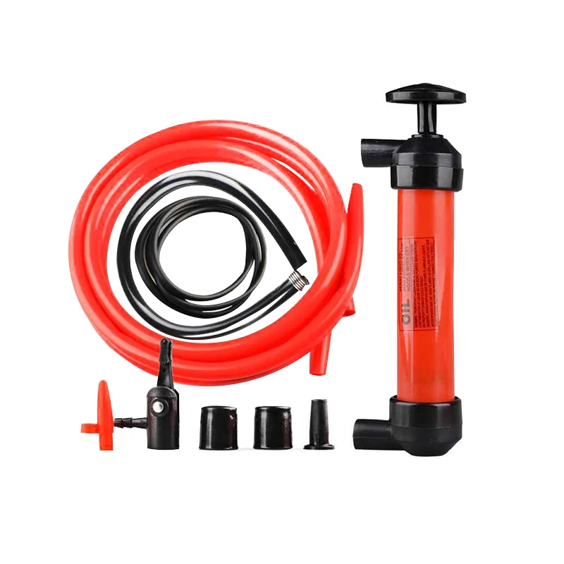 Автомобильный многофункциональный насос для воды и масла ручной с присоской