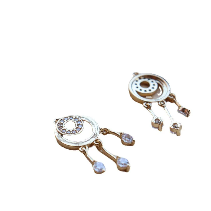 

Micro inlaid zircon national fengliusu pendant gold-plated color protection accessories are used for DIY, necklaces, earrings, a