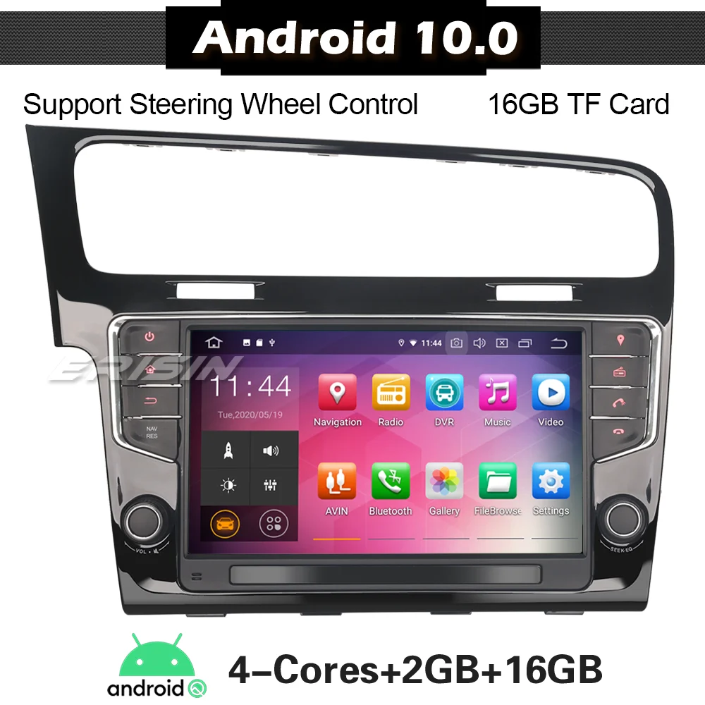 Автомобильная стереосистема на Android 10 5111 для VW GOLF 7 VII Wi-Fi DAB + TPMS 4G Восьмиядерный