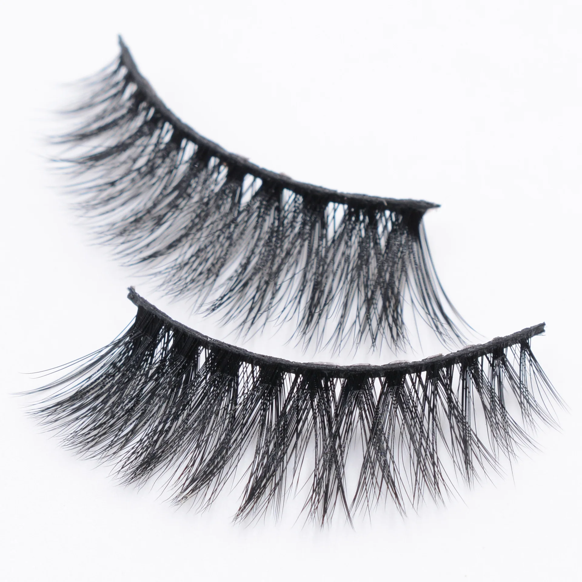 1 пара мягкие натуральные Длинные Накладные ресницы ручной работы толстые