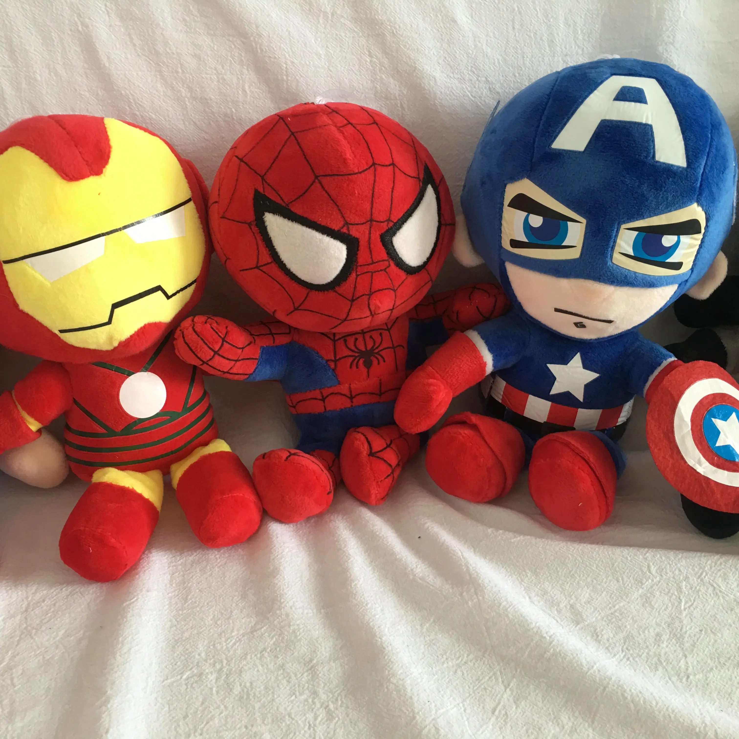 Marvel Мстители супер герой Капитан Америка Железный человек паук Бэтмен Мягкая Плюшевая Кукла