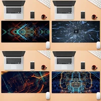 circuit board wallpaper gamer play mats mousepad large gaming laptop xl non slip rubber office computer mouse pad