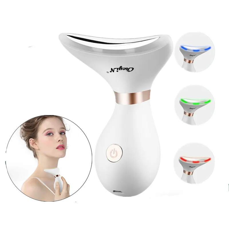 

CkeyiN Facial Neck Lift Massager Skin Lifting Tightening Anti Aging Wrinkles Removal Beauty Machine