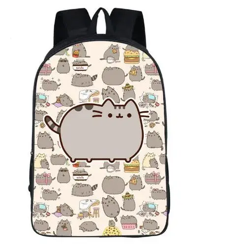 Милые детские школьные ранцы Pusheen рюкзаки с кошками для подростков дорожные