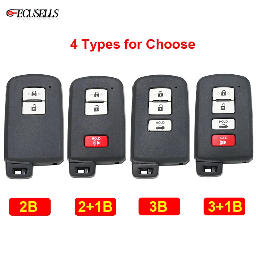 Чехол для ключа дистанционного управления с кнопками 2/2 + 1/3/3 1 умный ФОБ Toyota Avalon