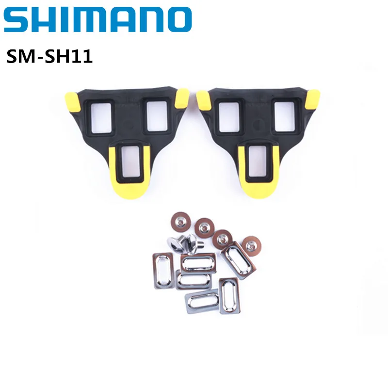 

Shimano SM-SH11 Road Lock Pedal Cleat Splint 6 Degree Float Mode Yellow Original SH11 A Pair For Road Bike Bicycle Pedal Parts