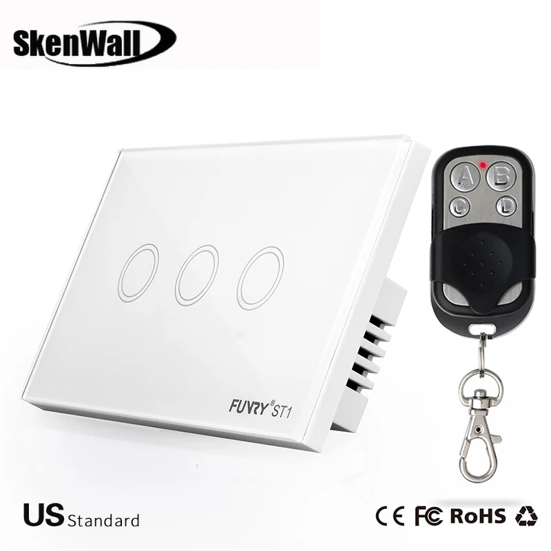 Американский стандарт 1/2/3 кнопочный дистанционный выключатель умное управление