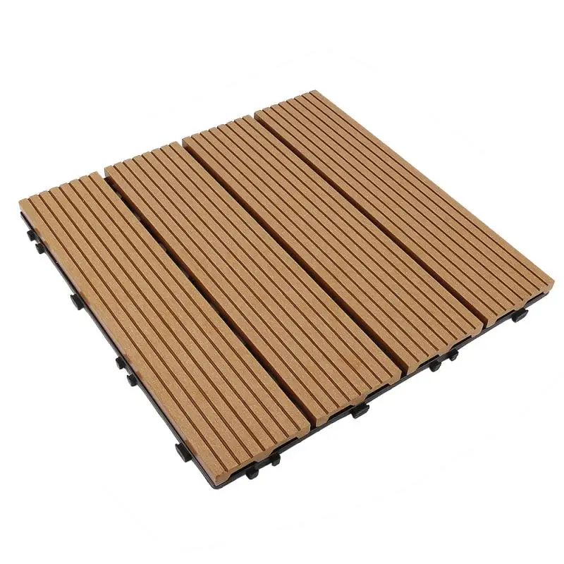 NEW Terrace Eco-friendly Board Floor Decking Outdoor Waterproof Garden Balcony Easy Fit Patio DIY Splicing Anti-Corrosion HWC | Дом и сад