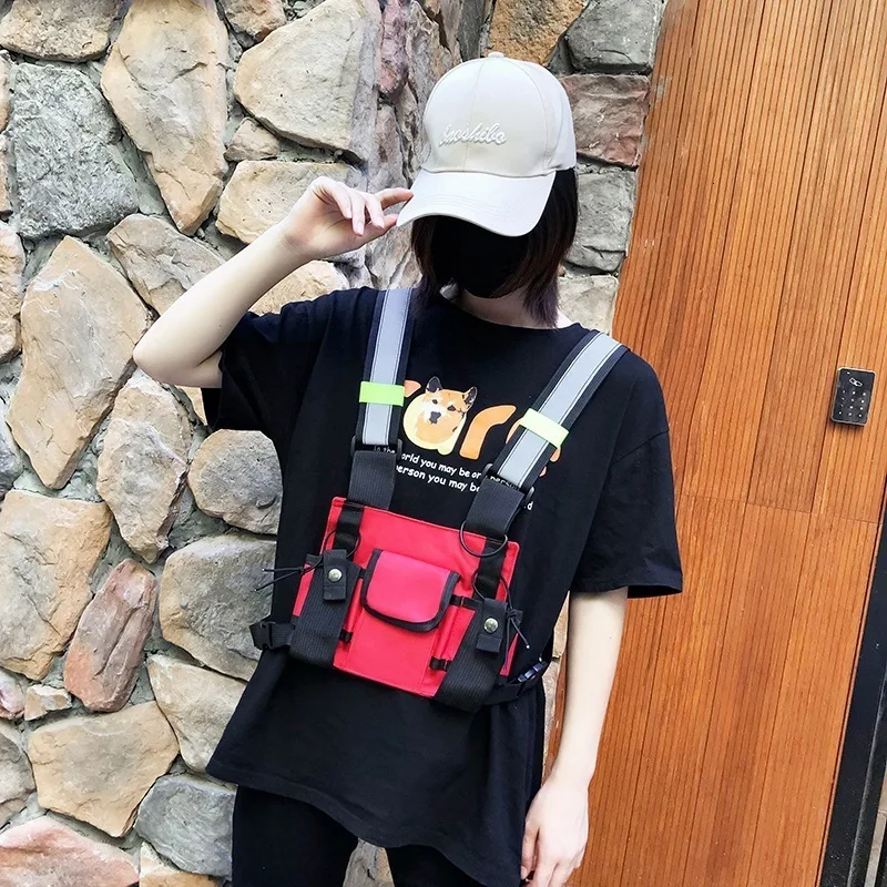 Новая тактическая функция посылка Мужская нагрудная сумка нейлоновая модная в