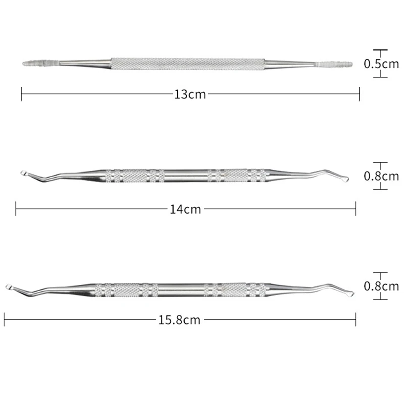 1/3pc Toe Nail Care Hook Ingrown Double Ended Correction Lifter File Manicure Pedicure Toenails Clean Foot Tool | Красота и здоровье