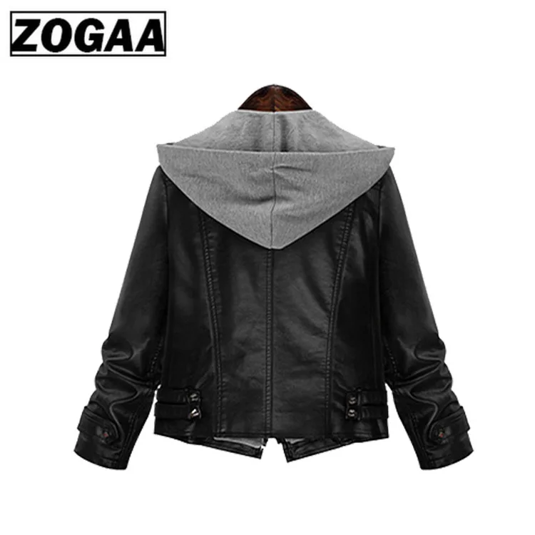 Женская кожаная куртка в европейском и американском стиле большие размеры