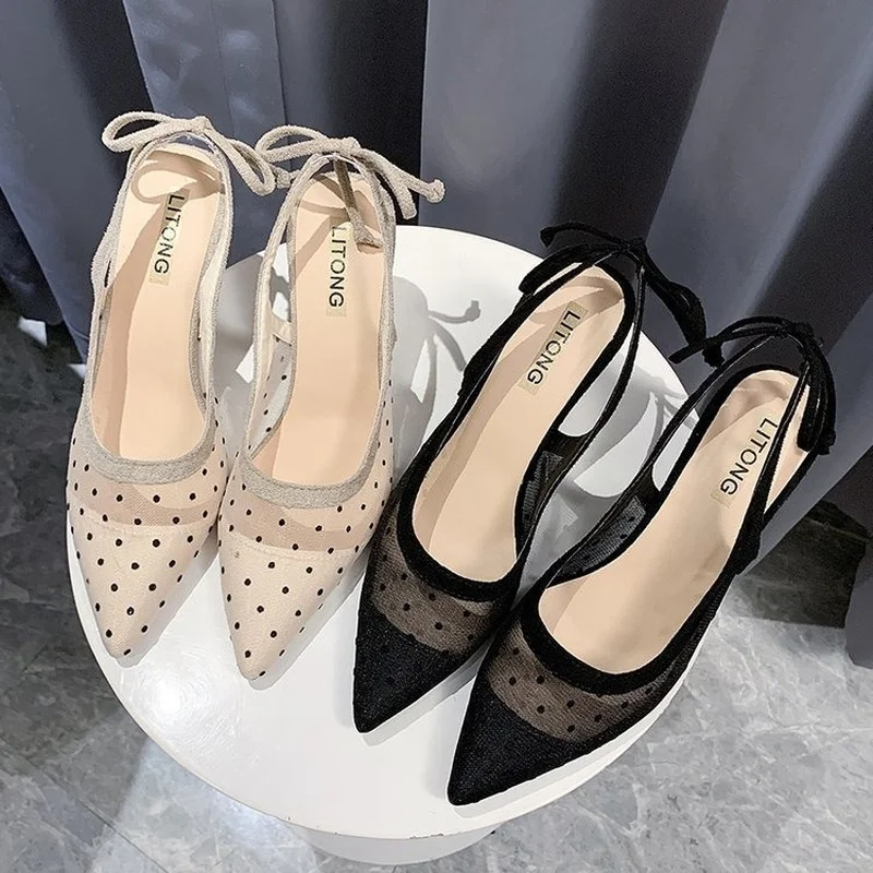 New Bow Pumps Women High Heels Woman Pointed Toe Stiletto Pumps Sexy Party Woman Black Plus Size Shoes Wedding Shoes Ladies