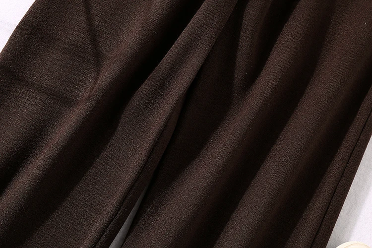 

Straight-leg Casual High-waist Knitted Wide-leg Pants Fashion All-match Loose Trousers