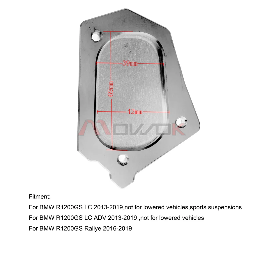 Для BMW R1250GS 2018 2019 2020 2021 R1200GS Rally LC ADV мотоциклетная боковая подставка