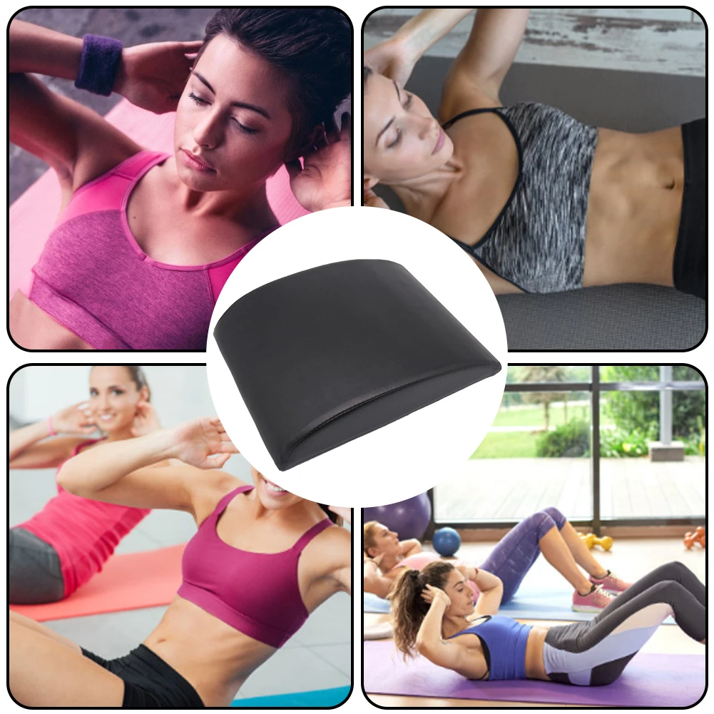 

2021 New Sit-Up Pads Black High Density AB Exercise Mat Core Firmer Mat Trainer Fit Up Board