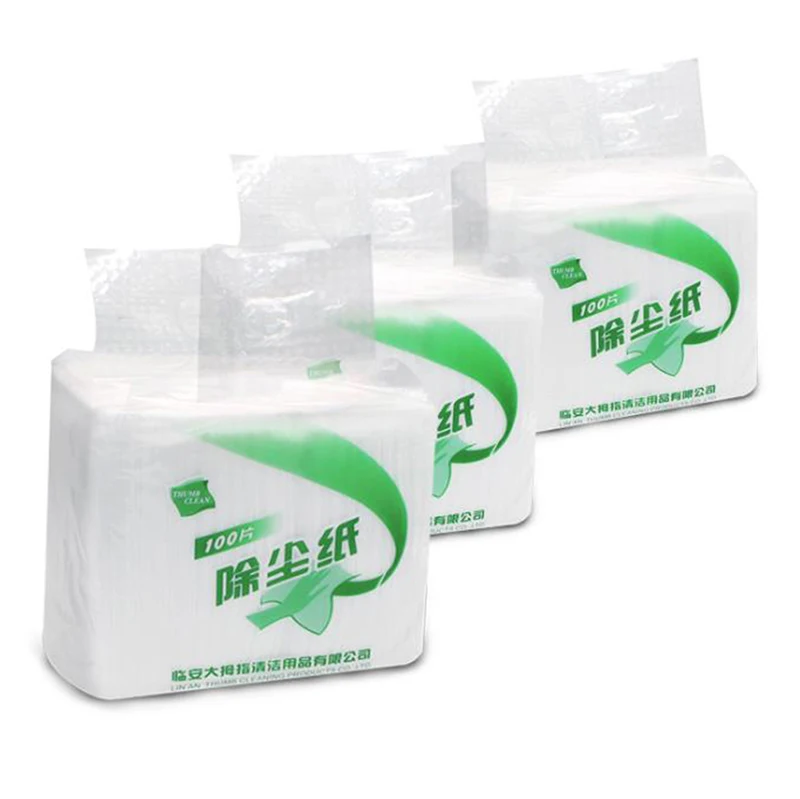 100 шт. одноразовые электростатические салфетки для удаления пыли |