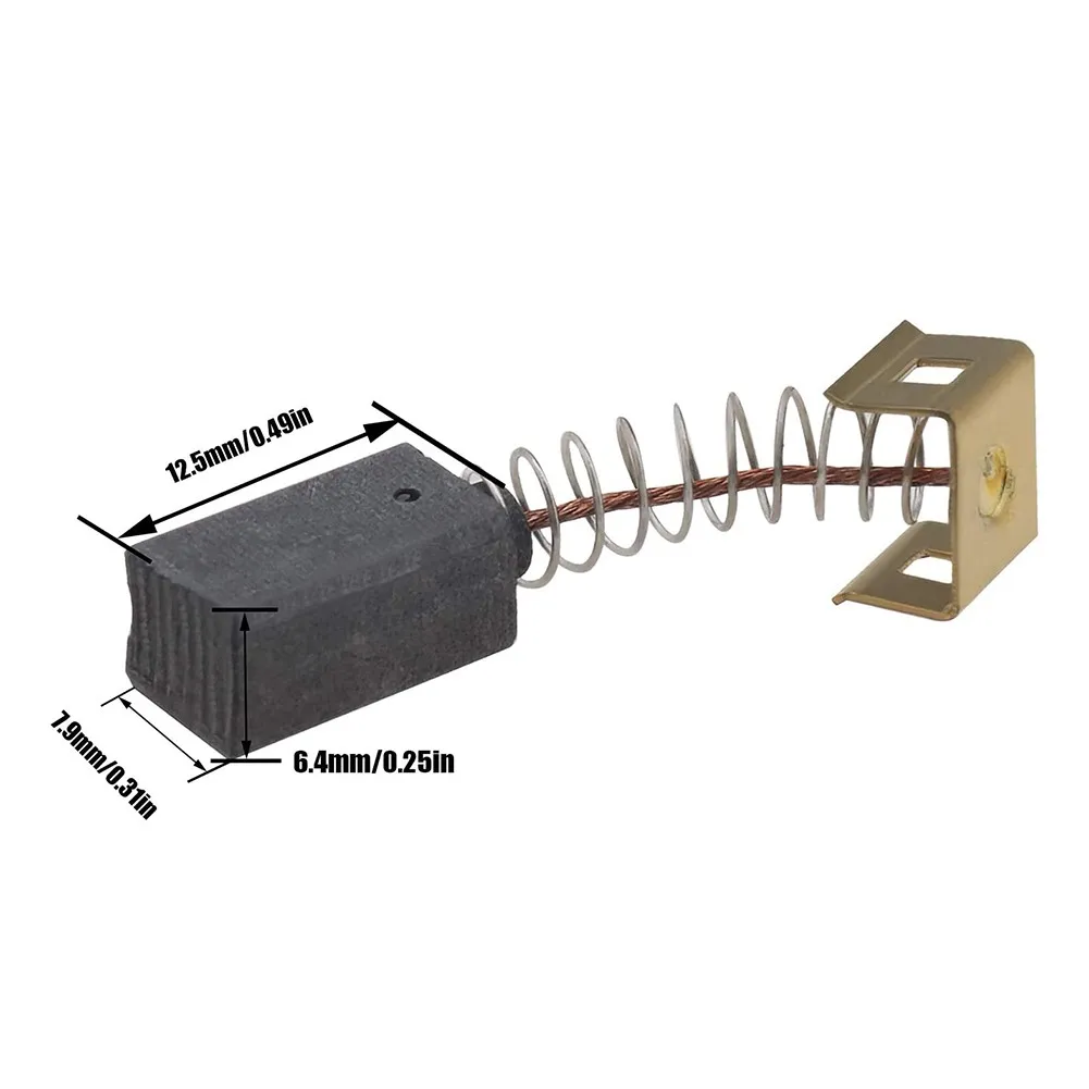 

20pcs Electric Spare Part Carbon Brushes 6.4x7.9x12.5mm For Angle Grinder