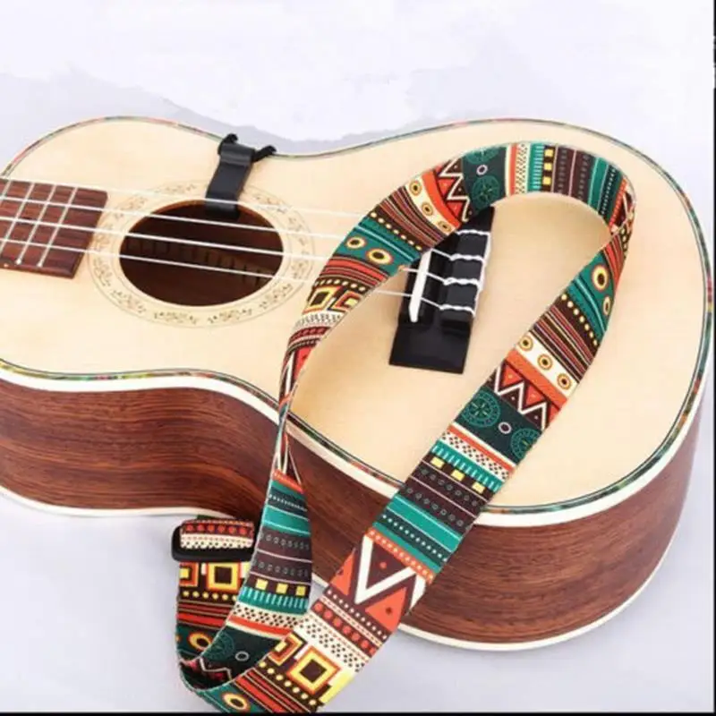 

Guitar Strap Guitar Sling Adjustable Nylon with Hook Nylon Strap Guitar Accessories Ukulele Strap New Beauty Classical Fashion
