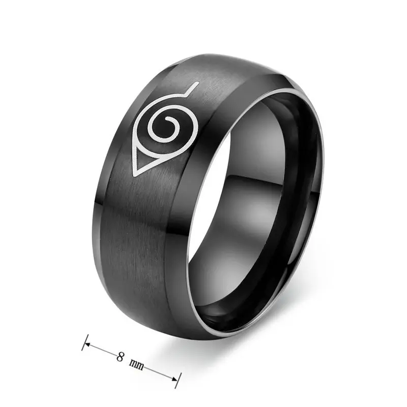 JR2453BK 8mm 8 мм Яркий польская серебро Цвет Титан кольцо для Для мужчин - Цвет основного камня: JR2453BK 8mm