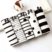 2021NEW 3pcs Mid-rise Women's Cotton Underwear Comfortable Girls Briefs Students Black And White Intimate Stripe Printing Cute (4)