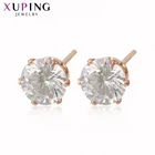 Xuping ювелирные изделия Модные серьги-гвоздики с покрытием из розового золота для женщин по специальной цене 99028