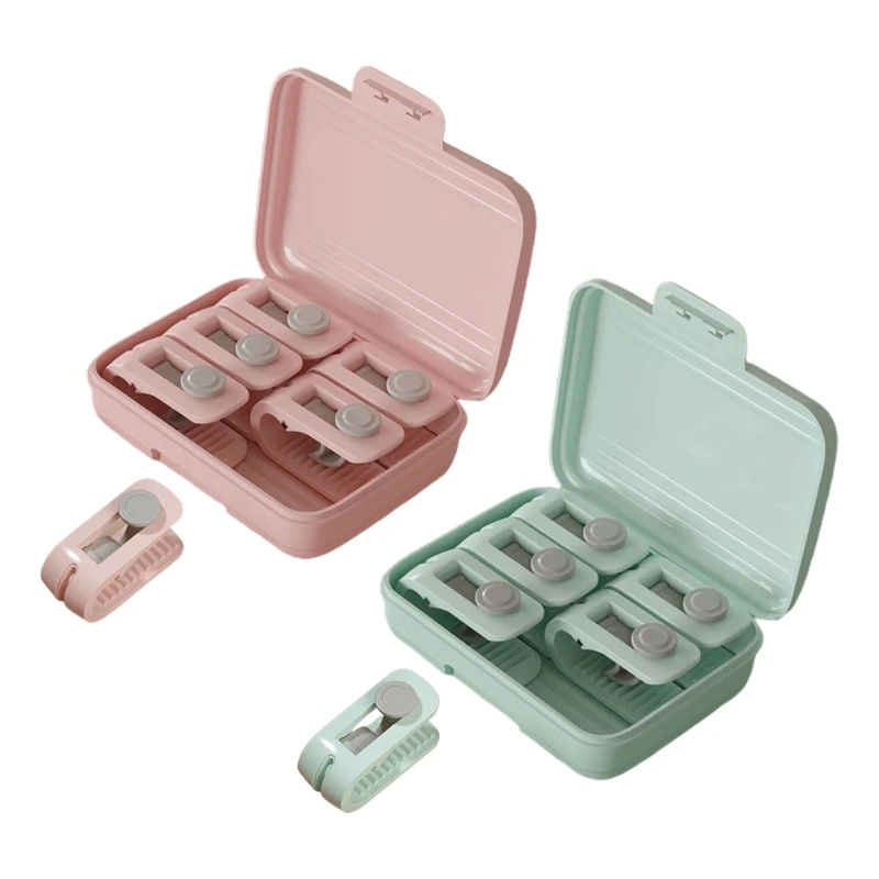 

6 шт., пластиковые скользящие зажимы для одеяла