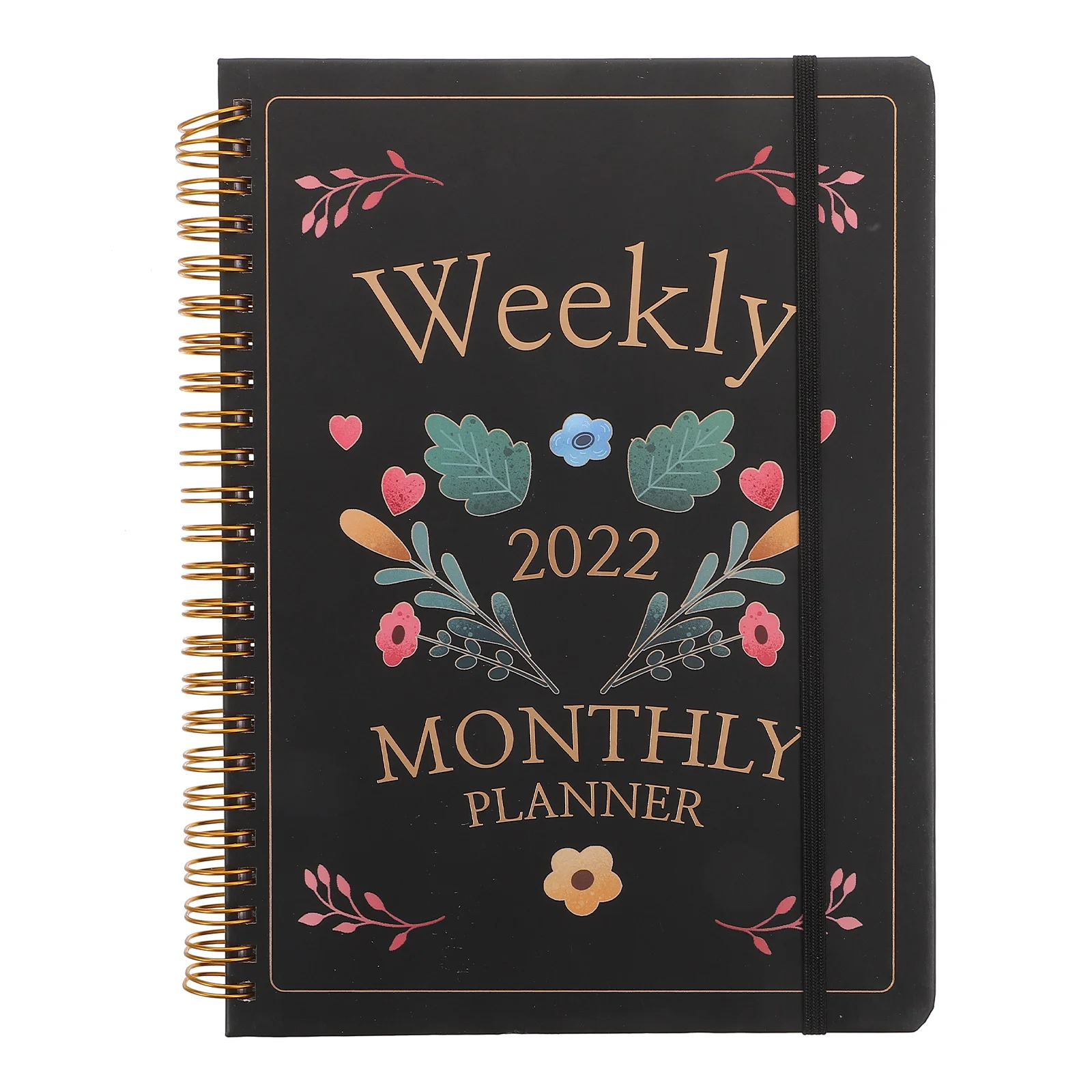 

1pc English Calendar 2022 Schedule Planning Notebook Mini Calendar Adornment