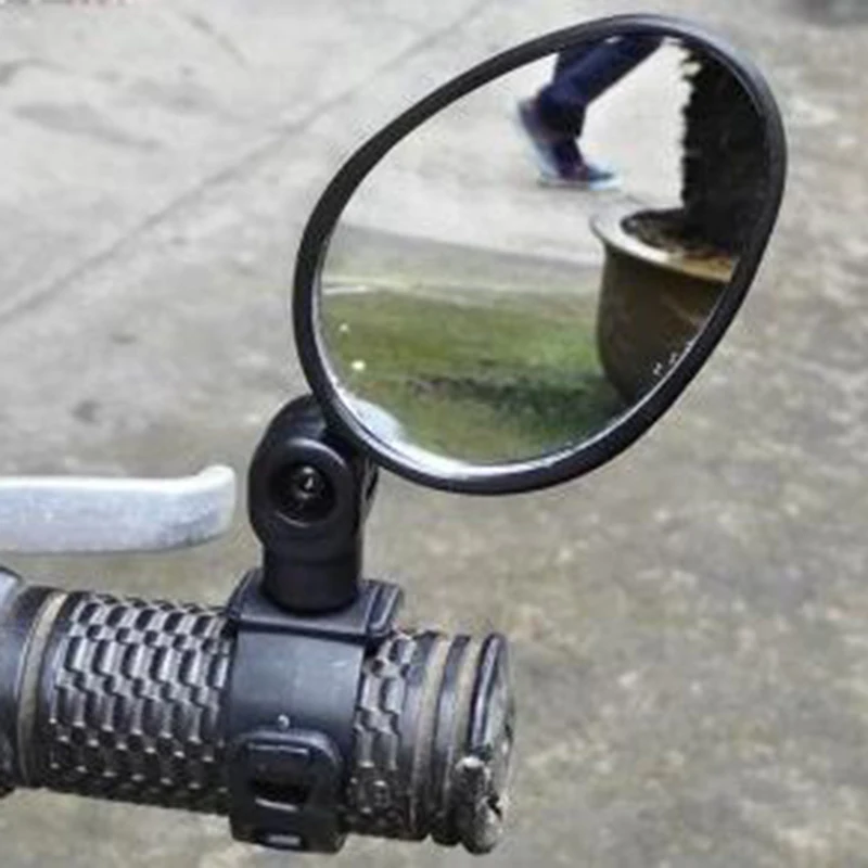 

Bike Handlebar Rearwiew Mirror 360Rotating Adjustable Bicycle Handlebar Rearview Mirror Safety Reflector For Cycling