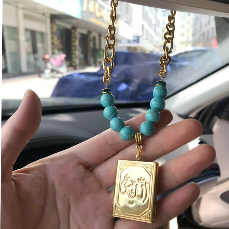 

quran book Car Rear View Mirror islam muslim Car Pendant Hanging