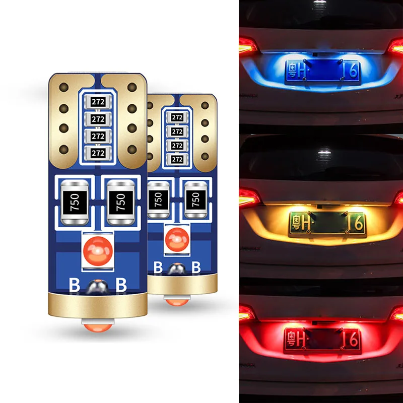 Комплект из 2 предметов T10 W5W светодиодный Автомобильный интерьер дверь багажника
