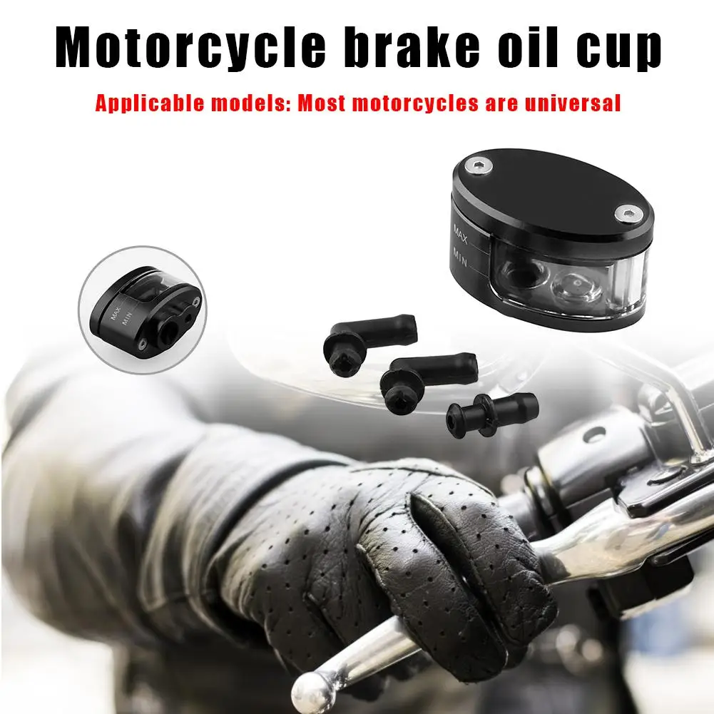 

Motorcycle Brake Fluid Cup Hot Sale Motorcycle Modified Part Front Brake Fluid Oil Universal Brake Fluid Cap For Kawasaki Suzuki