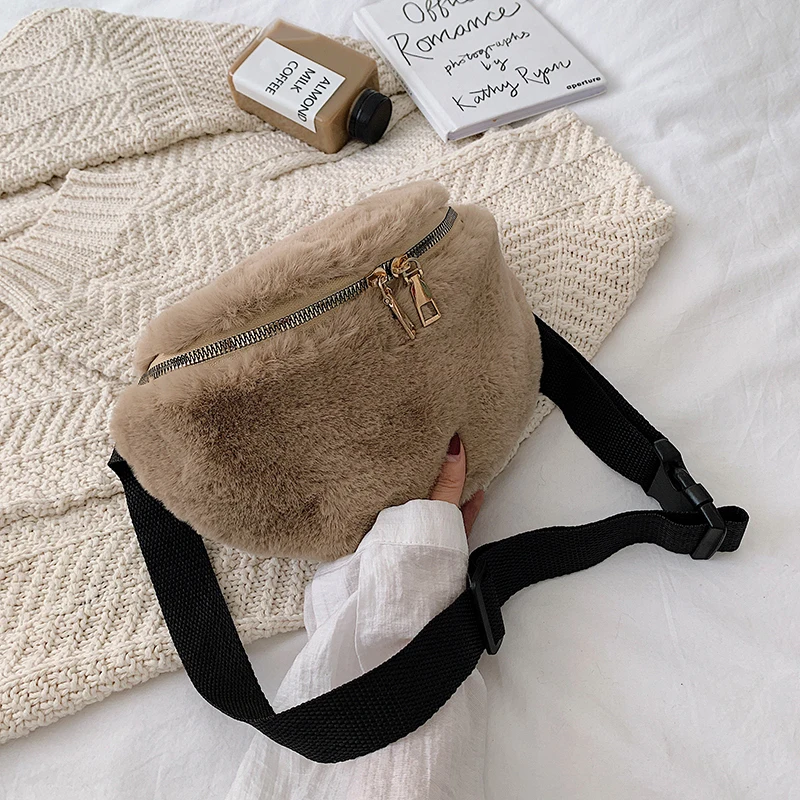 2019 bolsa feminina Женский Искусственный Мягкий мех Cony Hair нагрудная сумка Роскошные
