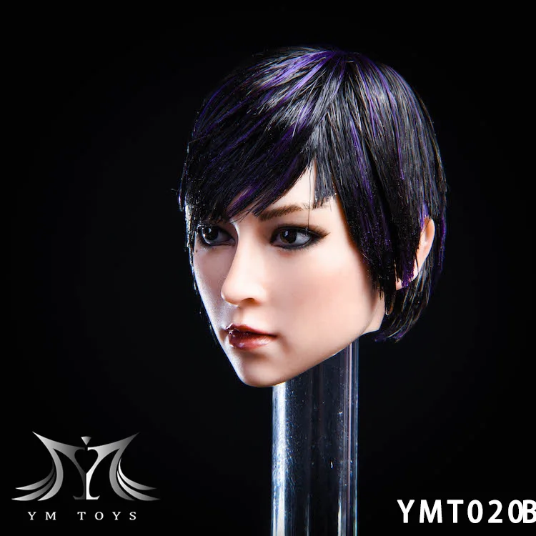 

YMTOYS 1/6 YMT020 A/C Женская азиатская голова YA Лепка резьба подходит для 12 дюймов фигурки тела куклы для 12 дюймов женское тело