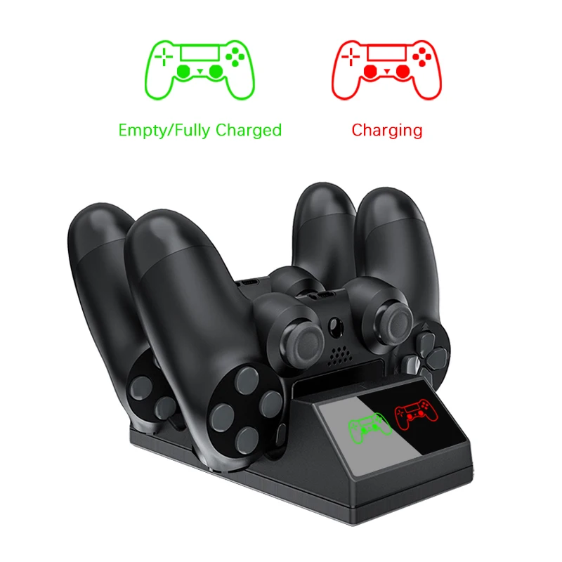 PS4 контроллер зарядное устройство USB зарядная док-станция со светодиодным