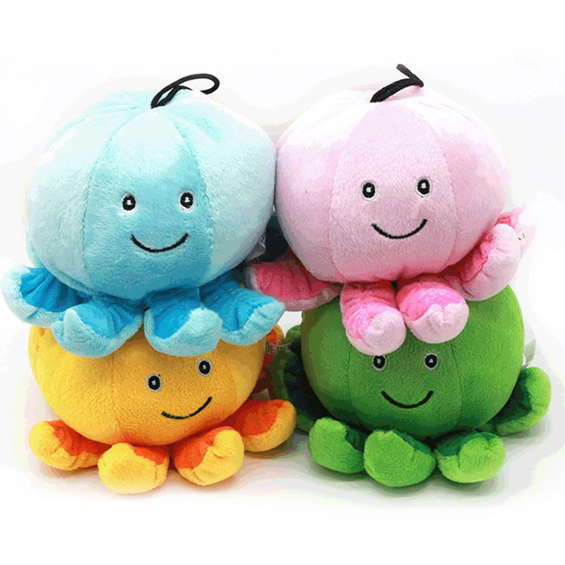 Octopoda Doll Pet Sounding Toy Octopus Plush Marine Life Dog Chew Squeaker Squeaky Sound Playdropship | Дом и сад