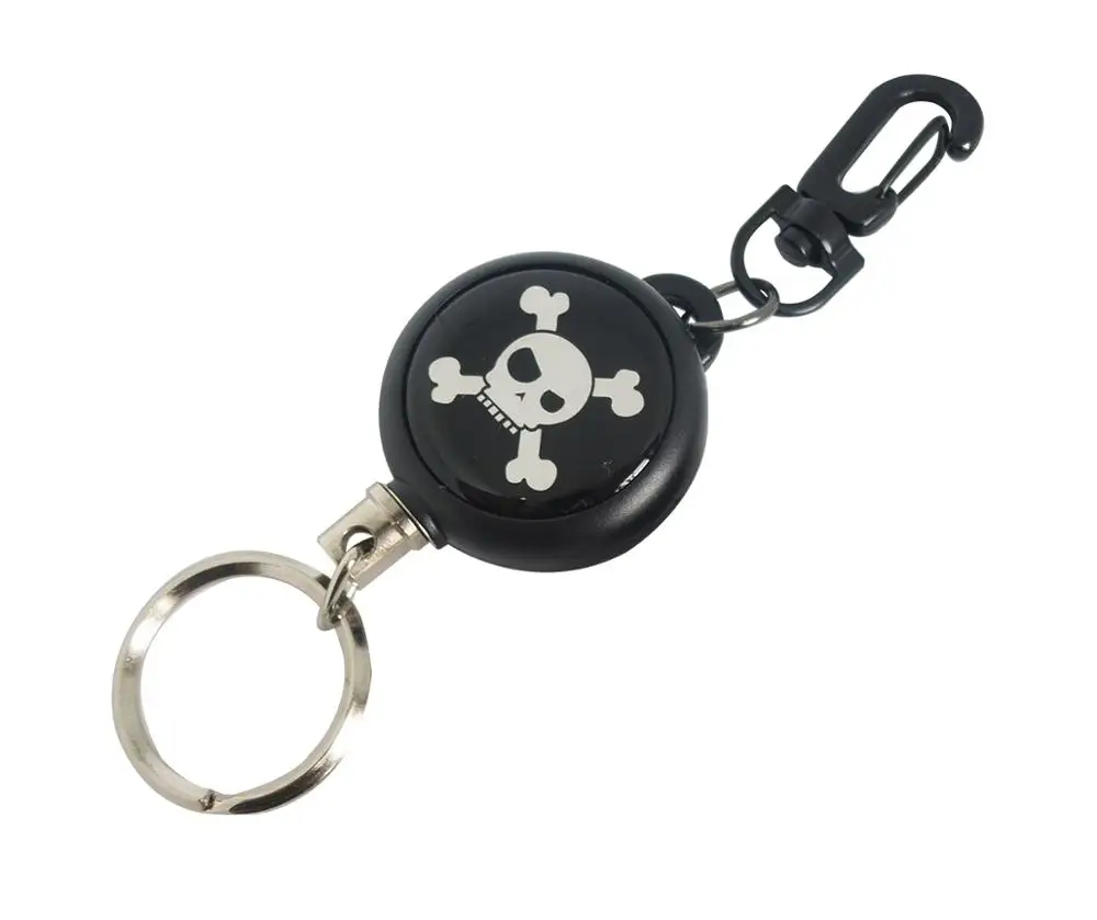 Выдвижной брелок для ключей держатель катушки зажим с поворотный карабин