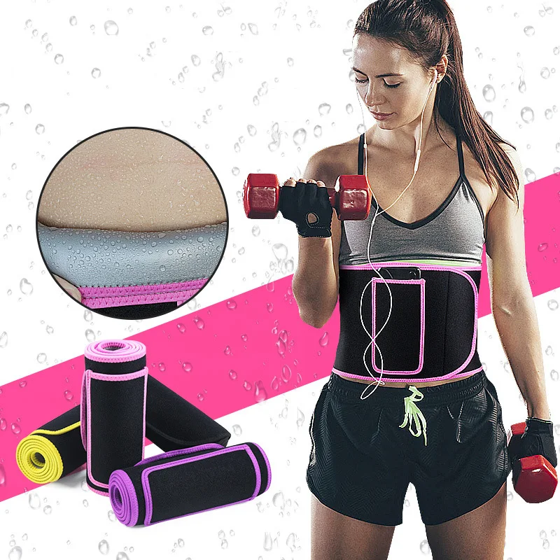 Adjustable Waist Back Support Trainer Trimmer Belt Sweat Utility for Sport Gym Fitness Weightlifting Slim Belts | Спорт и